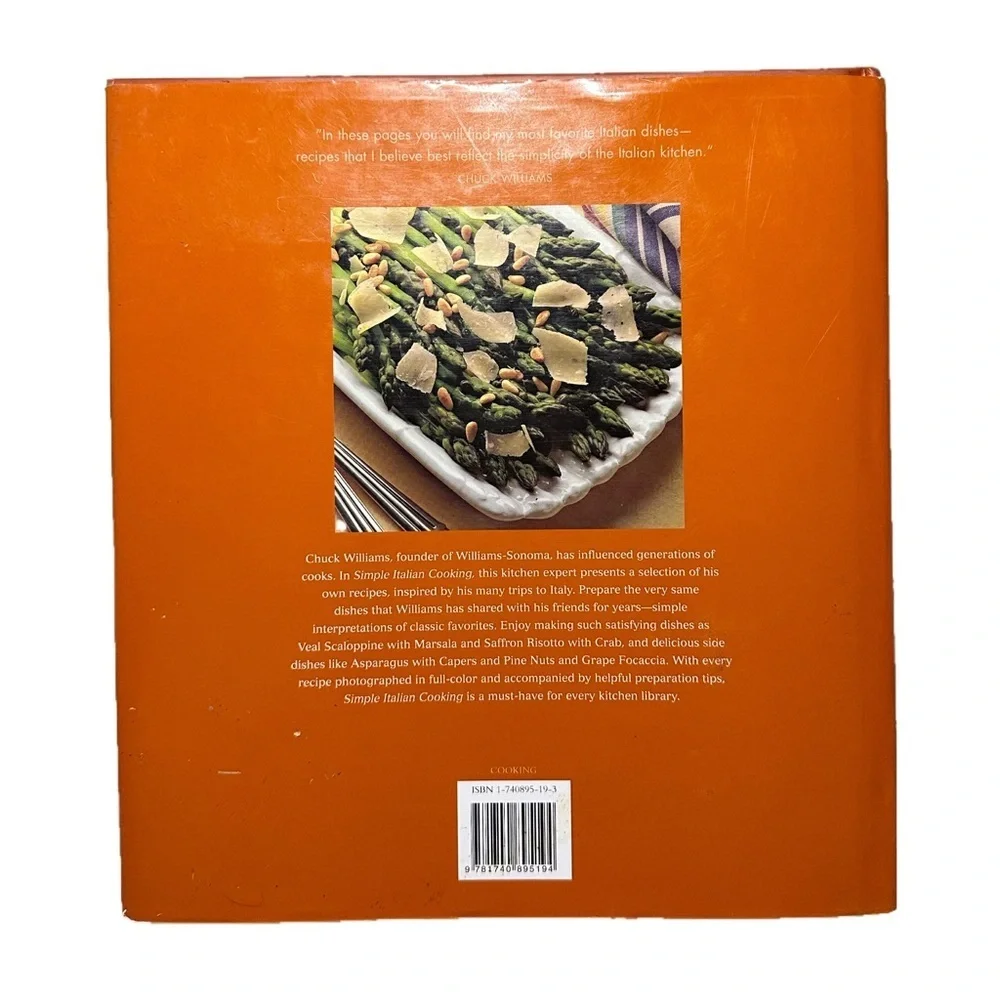Williams Sonoma Cookbook Set: Simple American & Italian